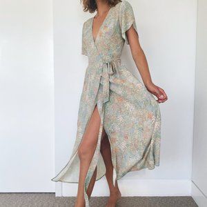 Aritzia Wilfred Kiruna Dress Maxi Wrap